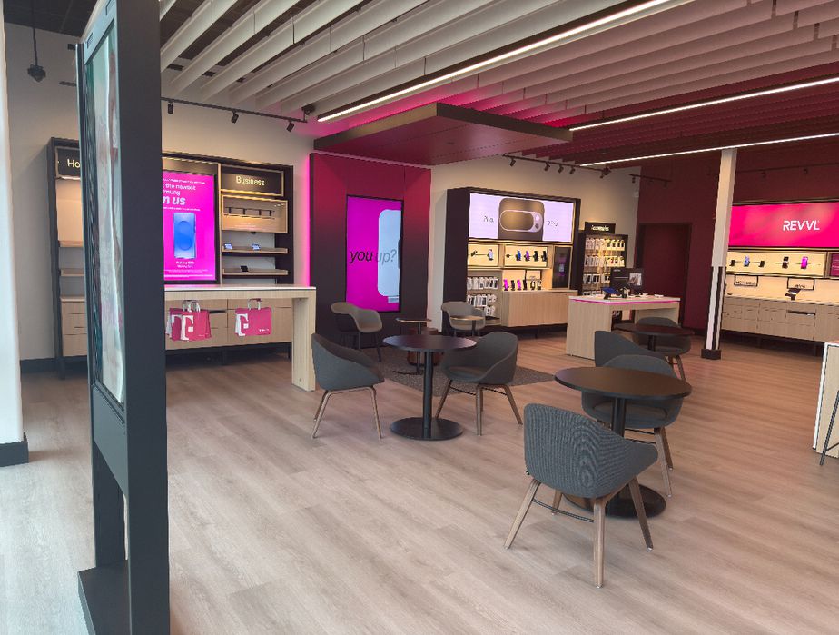 Interior photo of T-Mobile Store at W University Dr & Twn Ctr Trl, Denton, TX