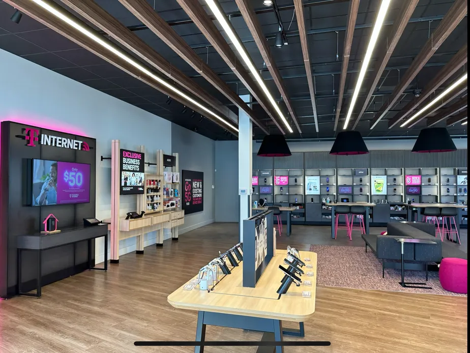Interior photo of T-Mobile Store at Preston Rd & W Park Blvd, Plano, TX