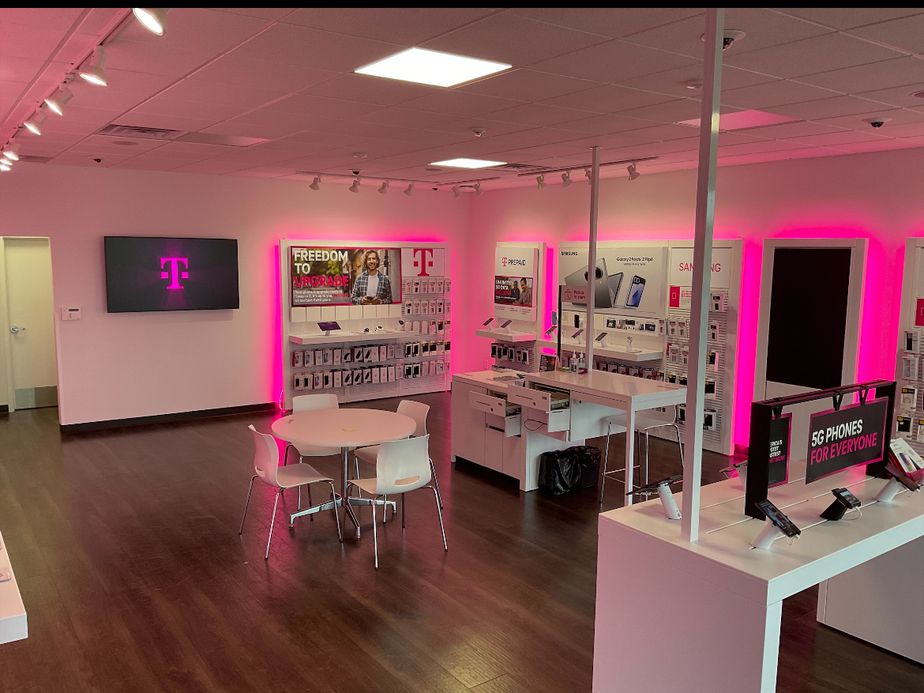 Interior photo of T-Mobile Store at Middle Rd & I-74, Bettendorf, IA