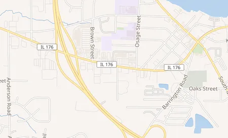 map of 464 W Liberty St Wauconda, IL 60084