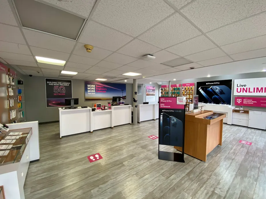 Interior photo of T-Mobile Store at E Main St & Whitewood Rd, Torrington, CT