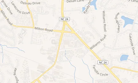 map of 3116 Milton Rd. Charlotte, NC 28215