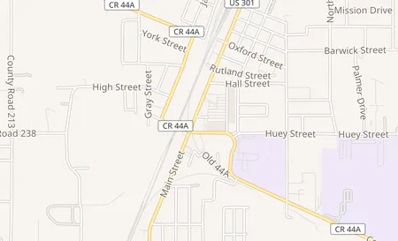 map of 326 S. Main St Wildwood, FL 34785