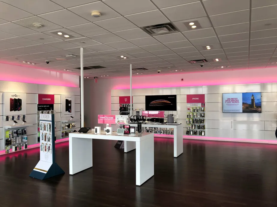 Interior photo of T-Mobile Store at 5 Towns Shopping Center, Rosedale, NY