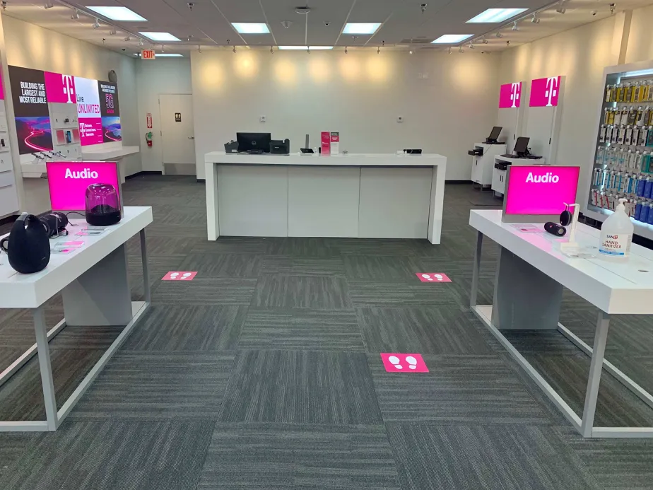 Interior photo of T-Mobile Store at Sheridan St & Saint Andrews Rd, Hollywood, FL