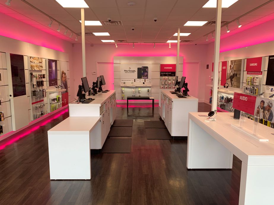 Interior photo of T-Mobile Store at Pelham Rd & Interstate Ct, Greenville, SC