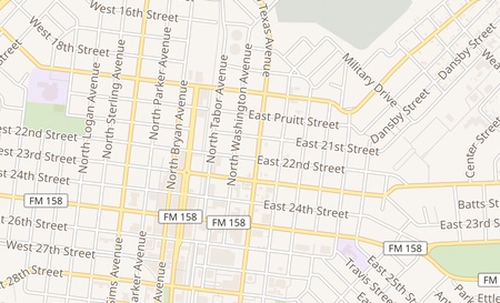 map of 500 B N. Texas Ave Bryan, TX 77803