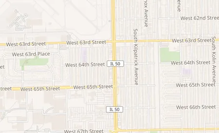 map of 6400 S Cicero Ave Chicago, IL 60638