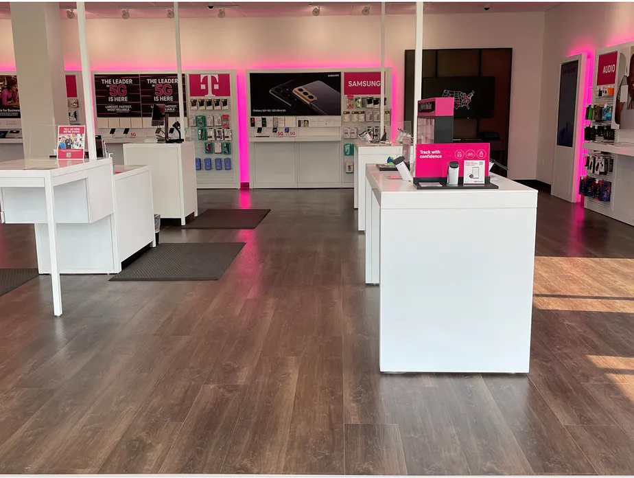 Interior photo of T-Mobile Store at E Market St & Yorktown Rd, Logansport, IN