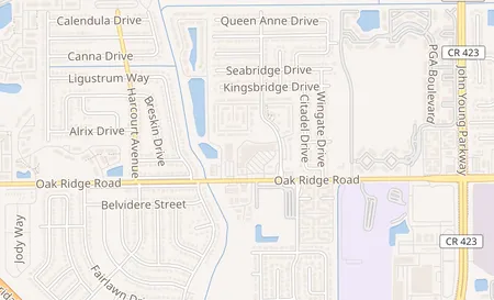 map of 4065 W Oak Ridge Rd Orlando, FL 32809