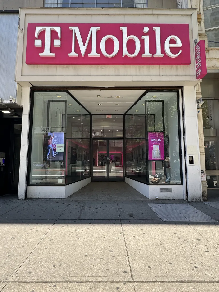  Exterior photo of T-Mobile Store at 14th & University, New York, NY 