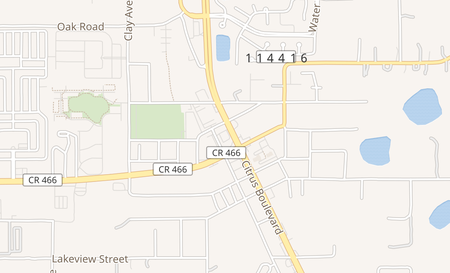 map of 134 US Hwy 441 Lady Lake, FL 32159