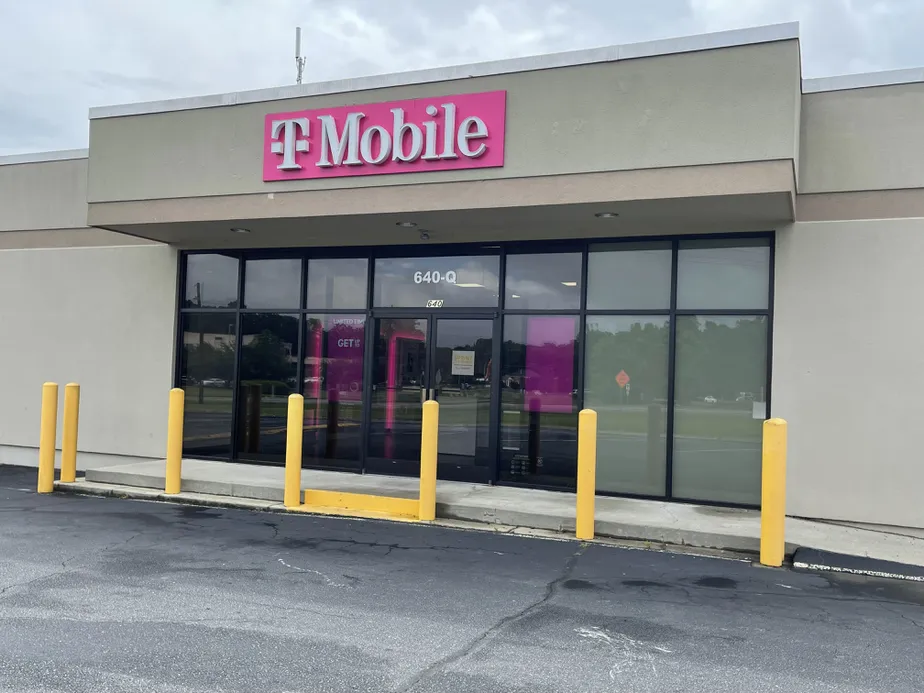 Exterior photo of T-Mobile Store at S Van Buren Rd & E Kings Hwy, Eden, NC