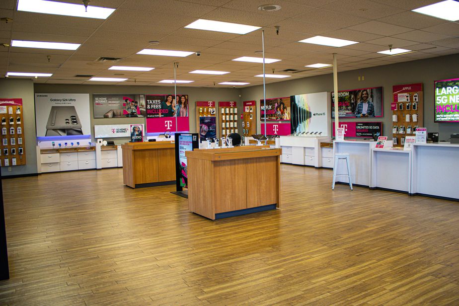 Interior photo of T-Mobile Store at S Plaza Way & S Milton Rd, Flagstaff, AZ