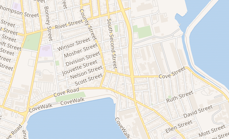 map of 177 Cove St New Bedford, MA 02744