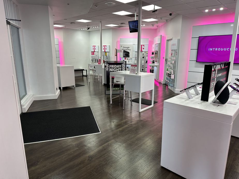 Interior photo of T-Mobile Store at Paseo Nuevo, Santa Barbara, CA