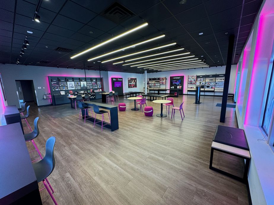 Interior photo of T-Mobile Store at Arlington Highlands, Arlington, TX