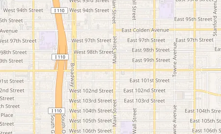 map of 105 W Century Blvd Suite 103 Los Angeles, CA 90003