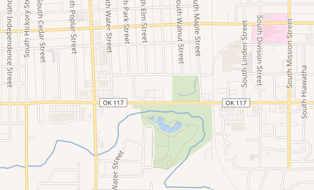 map of 317 E. Taft Sapulpa, OK 74066