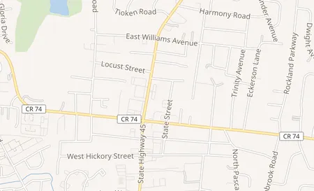 map of 308 N Main Street Spring Valley, NY 10977