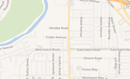 map of 1329 Crows Landing Road Modesto, CA 95351