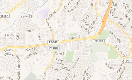map of Ab7 Ave Las Cumbres Plaza Las Cumbres Bayamon, PR 00957