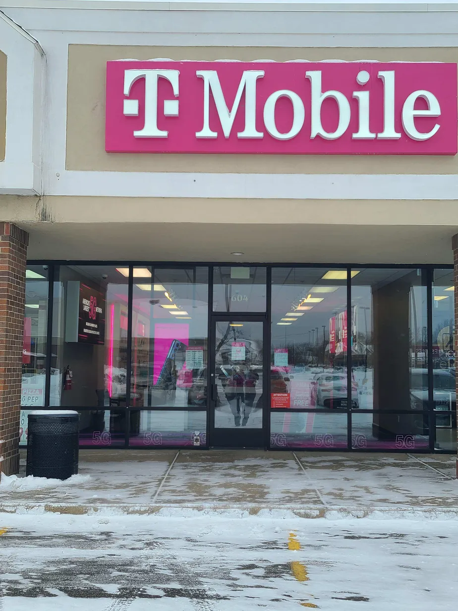 Exterior photo of T-Mobile store at N Beacon Blvd & Adams Ave, Grand Haven, MI