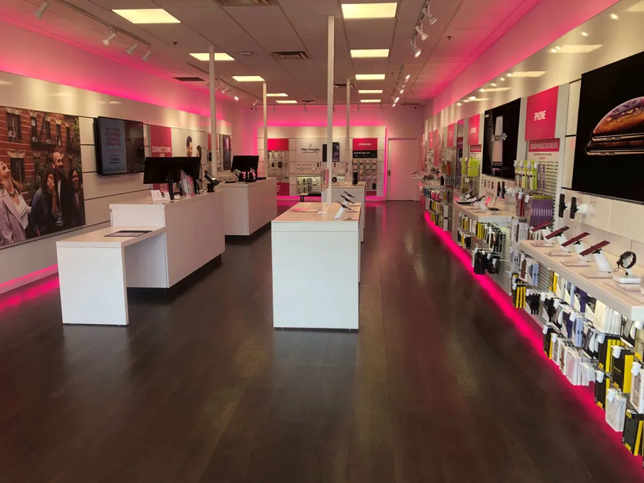 Interior photo of T-Mobile Store at Freedom Pkwy & Keith Bridge Rd, Cumming, GA