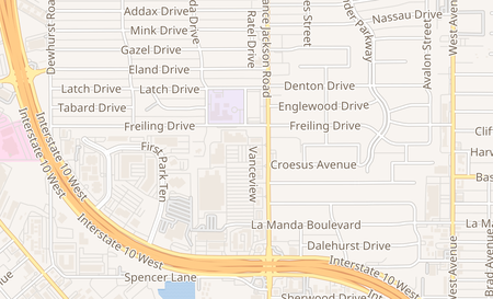 map of 1803 Vance Jackson Suite 404 San Antonio, TX 78213
