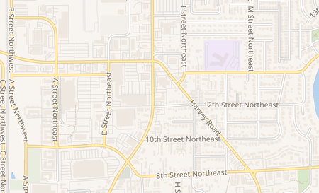 map of 1210 Auburn Way North Suite A Auburn, WA 98002