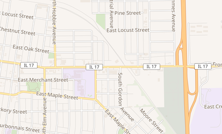 map of 1650 E. Court St. Kankakee, IL 60901