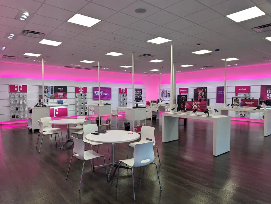Interior photo of T-Mobile Store at Riverside Mall, Macon, GA