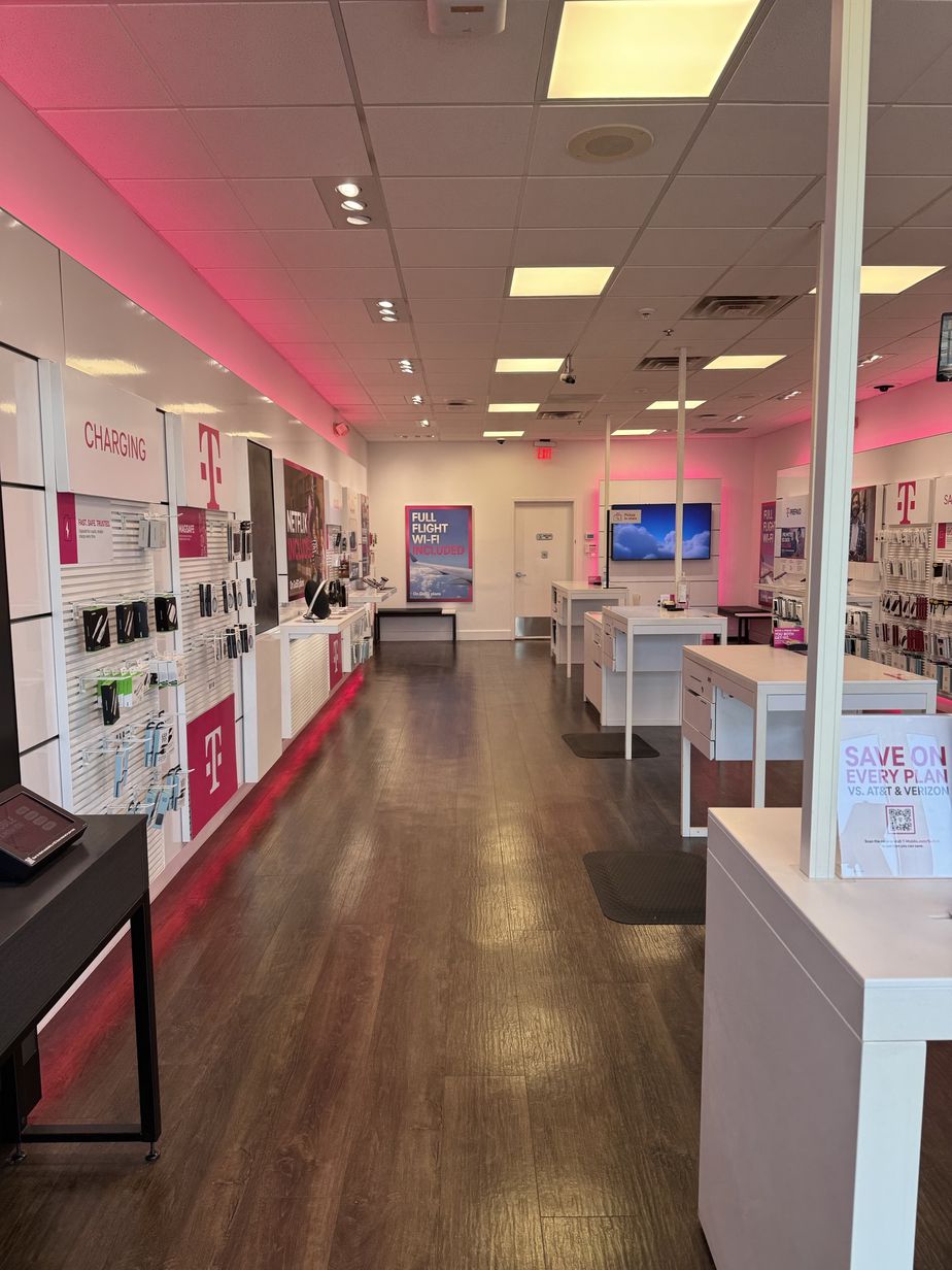 Interior photo of T-Mobile Store at Barrett Pkwy Creek Plaza, Marietta, GA