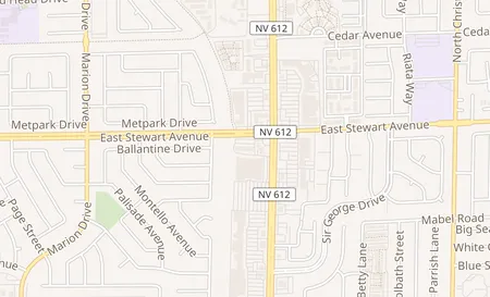 map of 5051 Stewart Ave Ste 108 Las Vegas, NV 89110