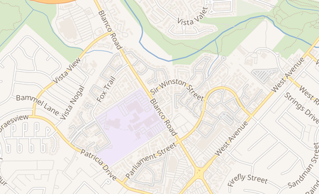 map of 12066 Blanco Rd San Antonio, TX 78216