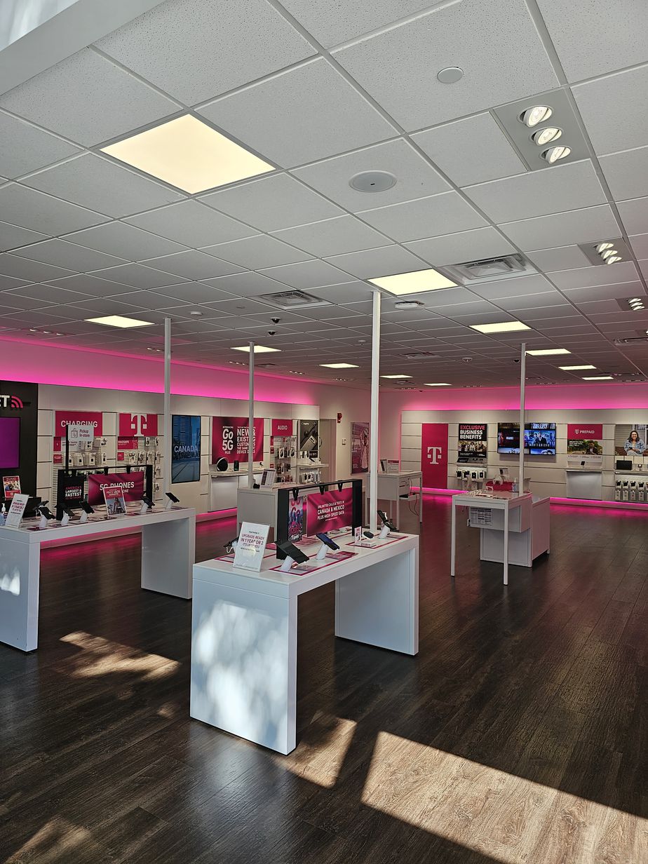 Interior photo of T-Mobile Store at K Street NW & 18th, Washington, DC