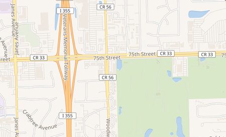 map of 1999 75th St Woodridge, IL 60517