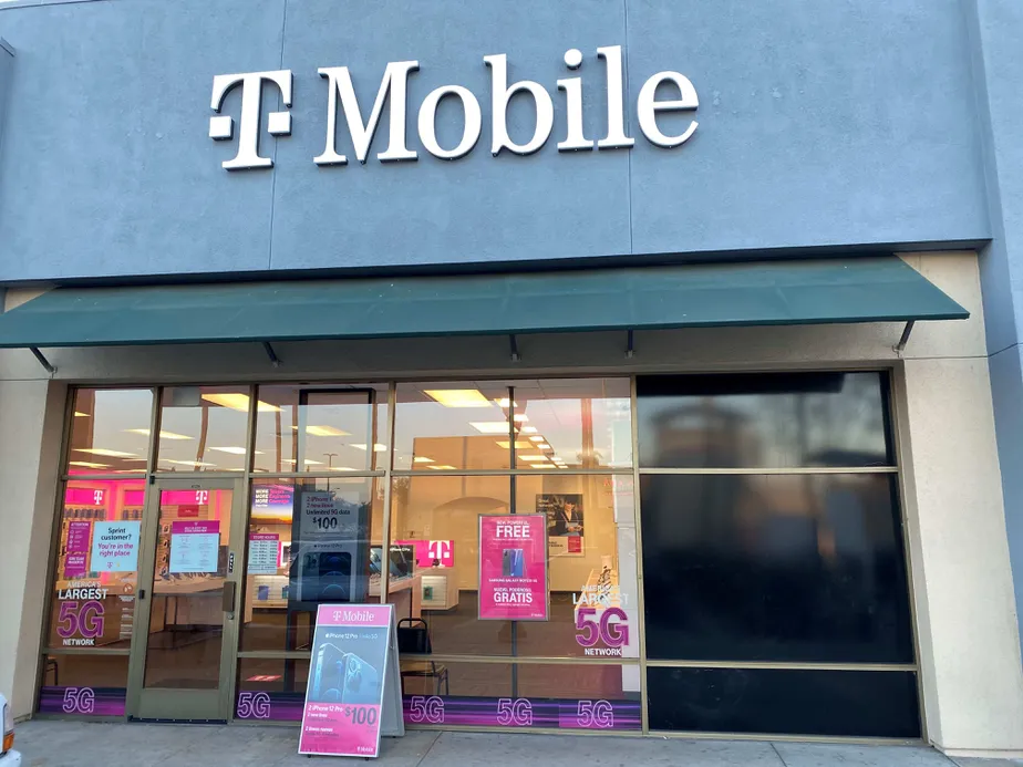 Exterior photo of T-Mobile store at University Ave & 44th St, San Diego, CA