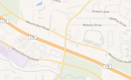 map of 7276 Fielder Rd Jonesboro, GA 30236