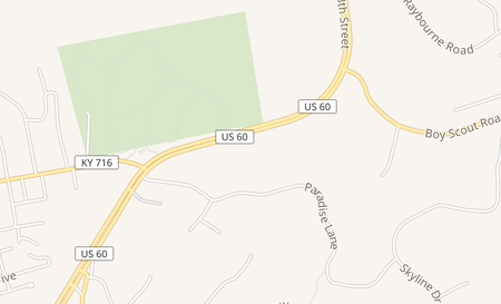 map of 5850 US Route 60 STE N Ashland, KY 41102