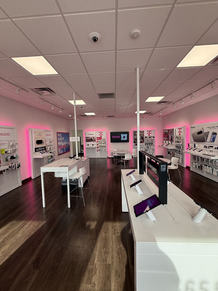 Interior photo of T-Mobile Store at E Pickard St & Hyde Rd, Mount Pleasant, MI