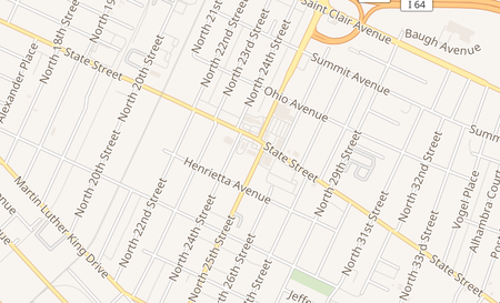 map of 2412 State St East Saint Louis, IL 62205