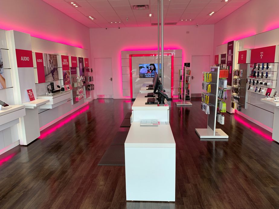 Interior photo of T-Mobile Store at Park West, Morrisville, NC