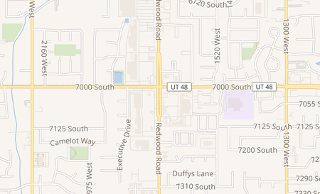 map of 7031 S Redwood Rd West Jordan, UT 84084