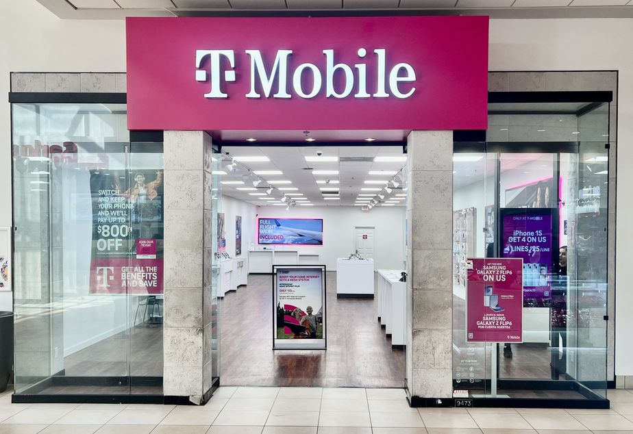 Exterior photo of T-Mobile Store at Coral Square - North Entrance, Coral Springs, FL