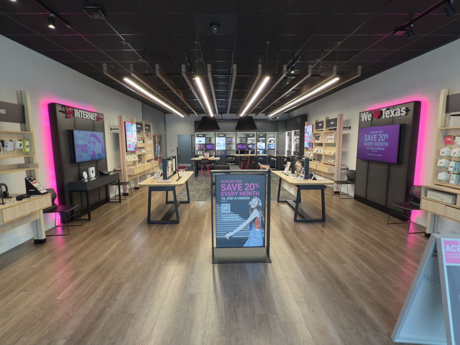 Interior photo of T-Mobile Store at Interstate 45 & Meadow Edge Ln, Spring, TX