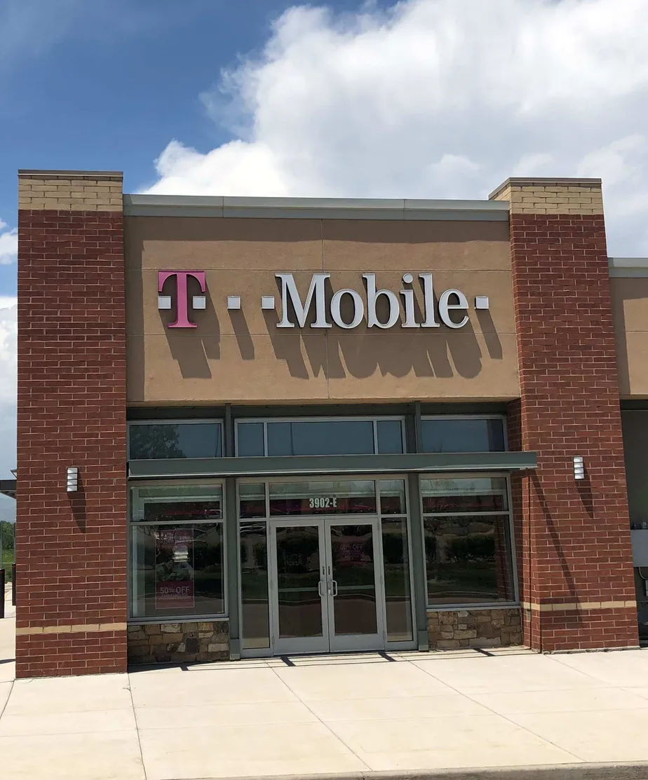 Exterior photo of T-Mobile store at S Santa Fe & Hampden Ave, Sheridan, CO