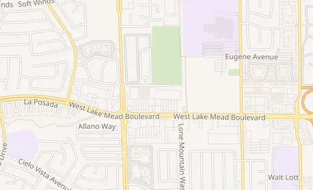 map of 7500 W. Lake Mead Bl 15 Las Vegas, NV 89128