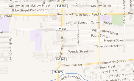 map of 9441 Cullen Blvd Ste A-2 Houston, TX 77051
