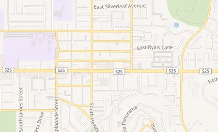 map of 4637 E Chapman St Orange, CA 92869